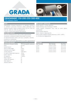 GRADABAND 150-200-250-300-400