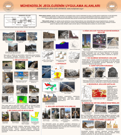 MJD Uygulama Alanları - mühendislik jeolojisi derneği