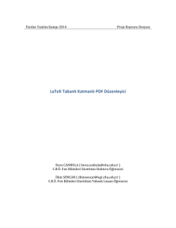 LaTeX Tabanlı Katmanlı PDF Düzenleyici