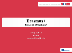 2015 Erasmus+Mesleki Eğitim Stratejik Ortaklık