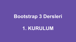 bootstrap-dersleri-01-kurulum