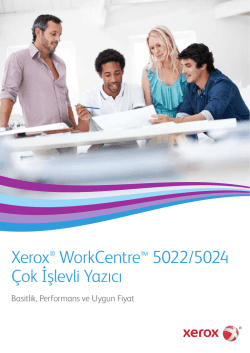 Xerox® WorkCentre™ 5022/5024 Çok İşlevli Yazıcı
