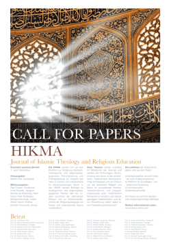 Journal of Islamic Theology and Religious Education Beirat