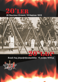 20 Ermeni Devrimci
