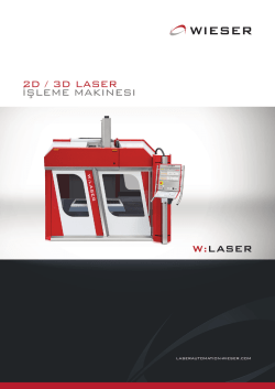 2D / 3D Laser İşLeme makinesi