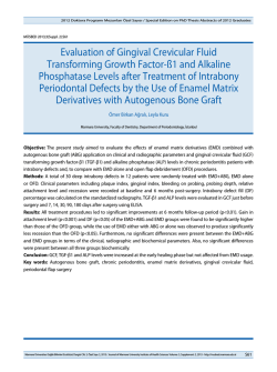 Evaluation of Gingival Crevicular Fluid Transforming