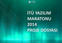 PowerPoint Sunusu - İTÜ Yazılım Maratonu 2014