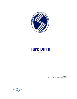 Türk Dili II - Ekampus