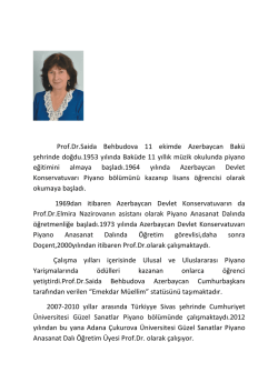 Prof.Dr.Saida Behbudova 11 ekim - gusbag
