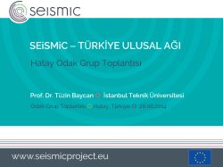 buradan - SEiSMiC Project