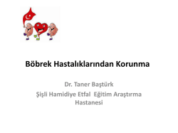Doç. Dr. Taner BAŞTÜRK – Şişli Hamidiye Etfal EAH