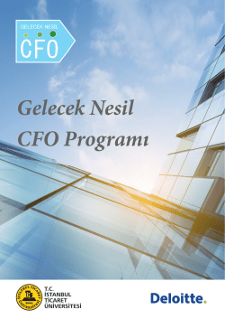 Gelecek Nesil CFO Programı - İstanbul Ticaret Üniversitesi
