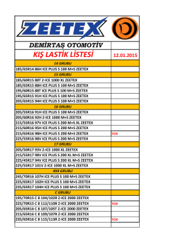 demirtaş otomotiv kış lastik fiyatları 01.09.2014