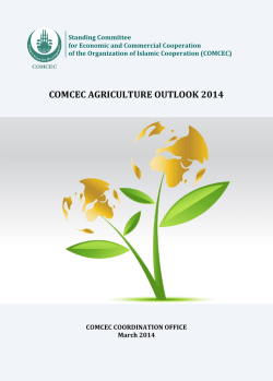 COMCEC AGRICULTURE OUTLOOK 2014