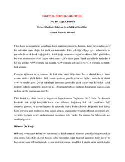 İnguinal Herni(KASIK FITIĞI) - Dr. Sami Ulus Eğitim ve Araştırma