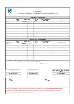 İdari Personel Görevlendirme ve Bildirim Formları (pdf)