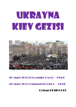 Kiev Gezi Rehberi (PDF)