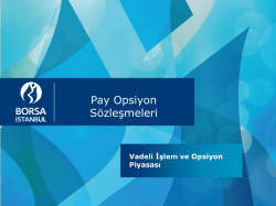 Pay Opsiyon Sözleşmeleri(pdf)