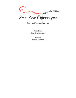 Zoe Zor Öğreniyor - Yapı Kredi Kültür Sanat Yayıncılık