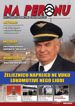 NA PERONU 25 za WEB.pdf - Sindikat prometnika vlakova Hrvatske