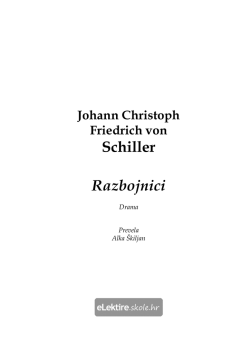 Razbojnici – (1781) – Johann Christoph Friedrich von Schiller