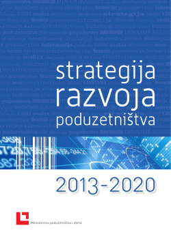 Strategija razvoja poduzetništva 2013.