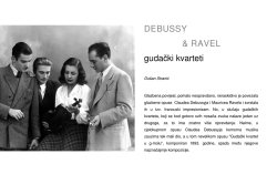 D. Stranić: Debussy & Ravel gudački kvarteti