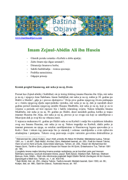 Životopis Imama Sedžada (pdf dokument)