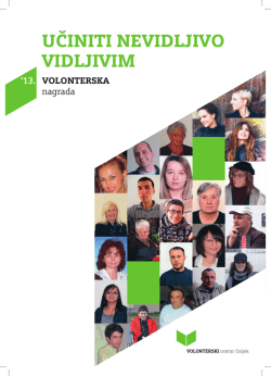 Dobitnici volonterskih nagrada 2006.-2013.