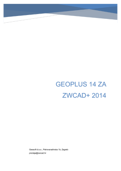 GeoPlus 14 za zwcad+ 2014