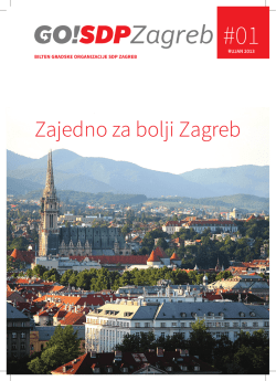 Bilten: Zajedno za bolji Zagreb