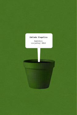Godišnji izvještaj 2012 - Slagalica