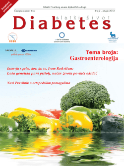 Gastroenterologija - Hrvatski savez dijabetičkih udruga
