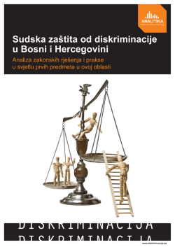 Sudska zaštita od diskriminacije u Bosni i Hercegovini