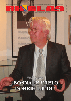 bosna je vrelo dobrih ljudi - Svjetski Savez Dijaspore Bosne i