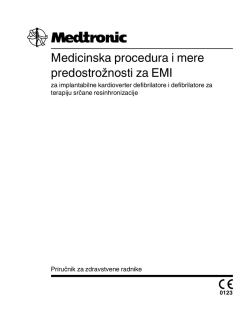 Medicinska procedura i mere predostrožnosti za EMI