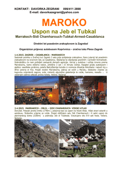 vrh Tobkal – 4167 m