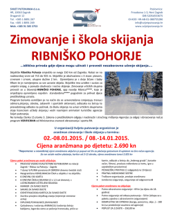 Zimovanje i škola skijanja RIBNIŠKO POHORJE