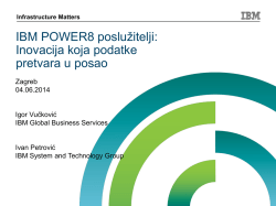 IBM POWER8 poslužitelji: Inovacija koja podatke pretvara u posao