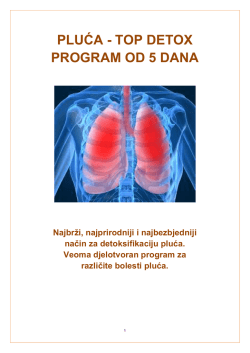 pluća - Institut za prirodnu medicinu Podgorica