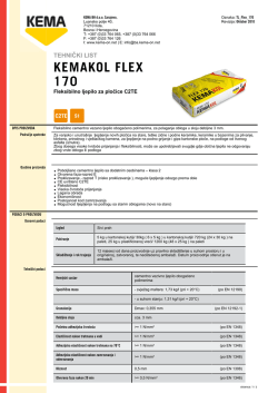 KEMAKOL FLEX 170