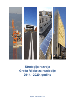 Strategija razvoja Grada Rijeke za razdoblje 2014