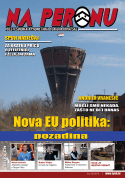 NA PERONU 23.pdf - Sindikat prometnika vlakova Hrvatske