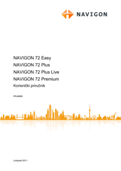 NAVIGON 72 Easy | 72 Plus | 72 Plus Live | 72 Premium