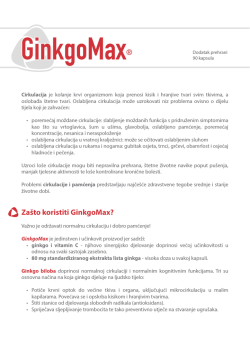 Zašto koristiti GinkgoMax?