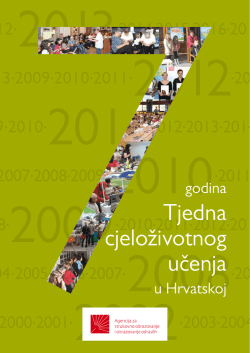 Sedam godina Tjedna cjeloživotnog učenja u Hrvatskoj