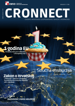 1 godina EU - Kroatische Wirtschaftsvereinigung eV