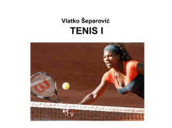 Edin Muharemagić DIPLOMSKI RAD Vježbe za tenis u