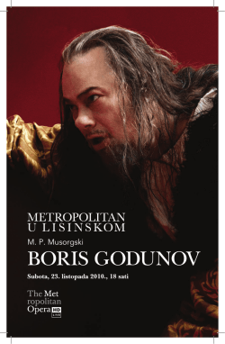 BORIS GODUNOV