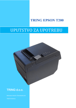 Korisničko uputstvo za TRING EPSON T200
